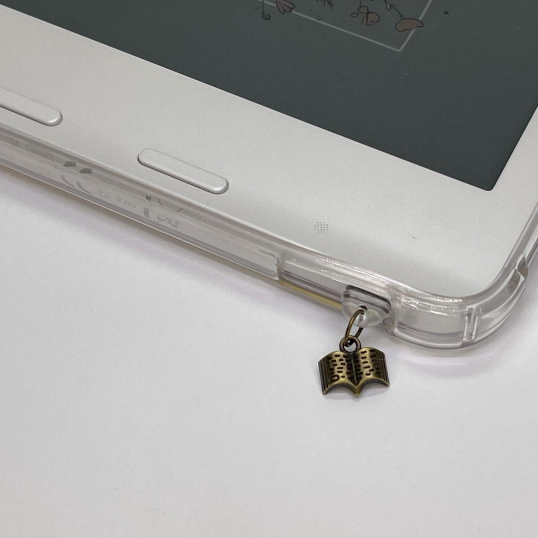 Open Book Dust Plug | Kindle | iPhone | Android | Phone Plug | Kobo ...