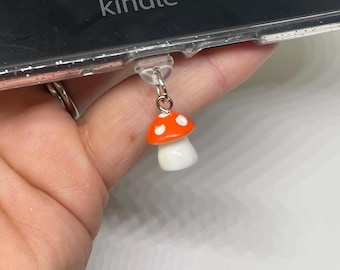 Mushroom Dust Plug | Kindle | iPhone | Samsung | Phone Plug