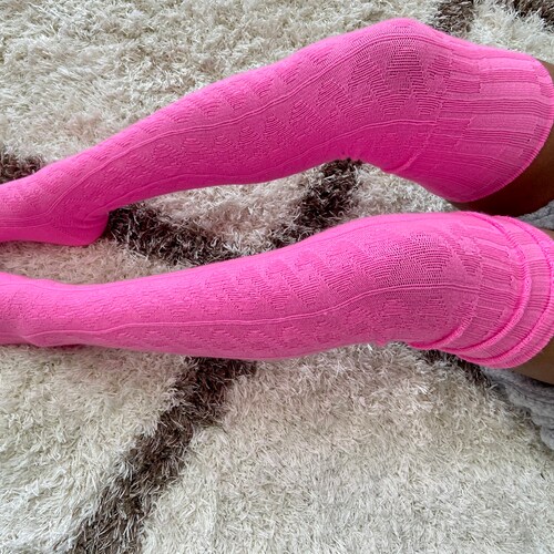 Thigh High Socks Extra Long Mustard Yellow Women's Over Etsy