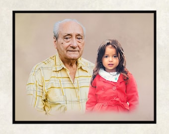Add 1 person to photo, add 1 persons Picture, Memorial Photo, add grandparent, deceased add x1 person to photo
