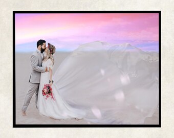 Wedding photo to change background or add veil, transform your wedding photo, wedding photo service