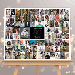 80er Geburtstag Fotocollage 70 Fotos, 80er Geburtstag Geschenk für Frau Sie, Geburtstagsgeschenk 80er für Sie, Geburtstagsgeschenk 80er für Sie, Geburtstagsgeschenk für Sie