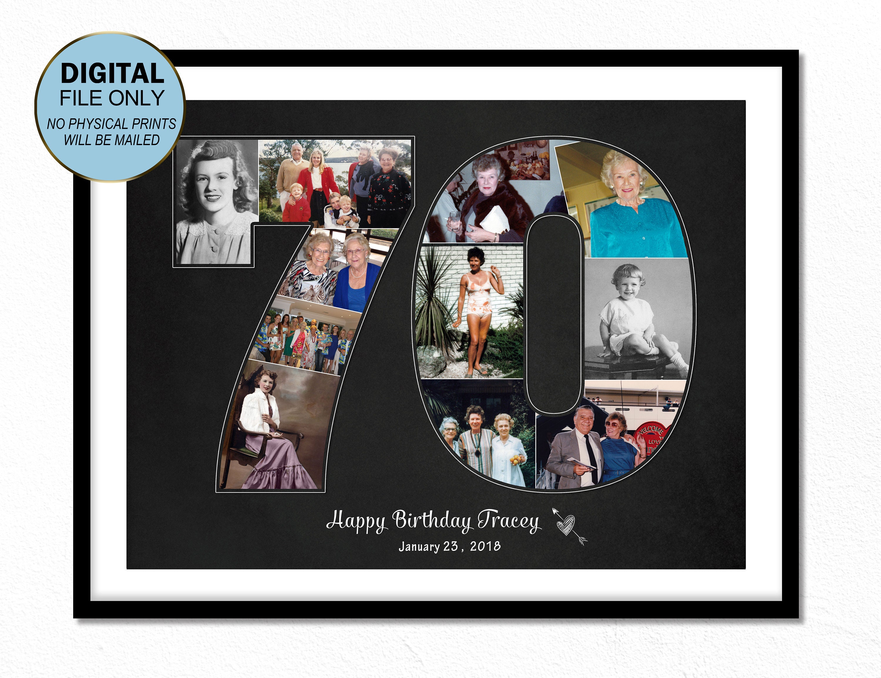 Was Kann Ich Meiner Oma Zum 70 Geburtstag Schenken 70. Geburtstag Geschenk für sie Oma 70 Geschenk für ihn Opa | Etsy