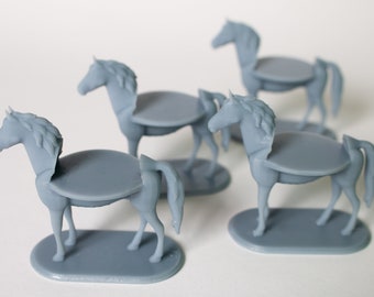 DnD - Mounted Combat Horse Miniature Set(4)