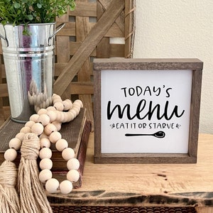 JennyGems Funny Kitchen Signs, Modern Farmhouse Kitchen Decorations, Alexa  Do the Dishes Hanging Wood Sign, Kitchen Decor, Funny Kitchen Plaque, Fun Humorous  Novelty Kitchen Wall Art 