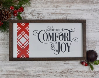 Christmas Printable Buffalo Check Art Print Good Tidings of Comfort and Joy Printable Christmas Wall Art Holiday Digital Farmhouse Sign Christmas Printable Buffalo Check Art Print Good Tidings of Comfort and Joy Printable Christmas Wall Art Holiday Digital Farmhouse Sign