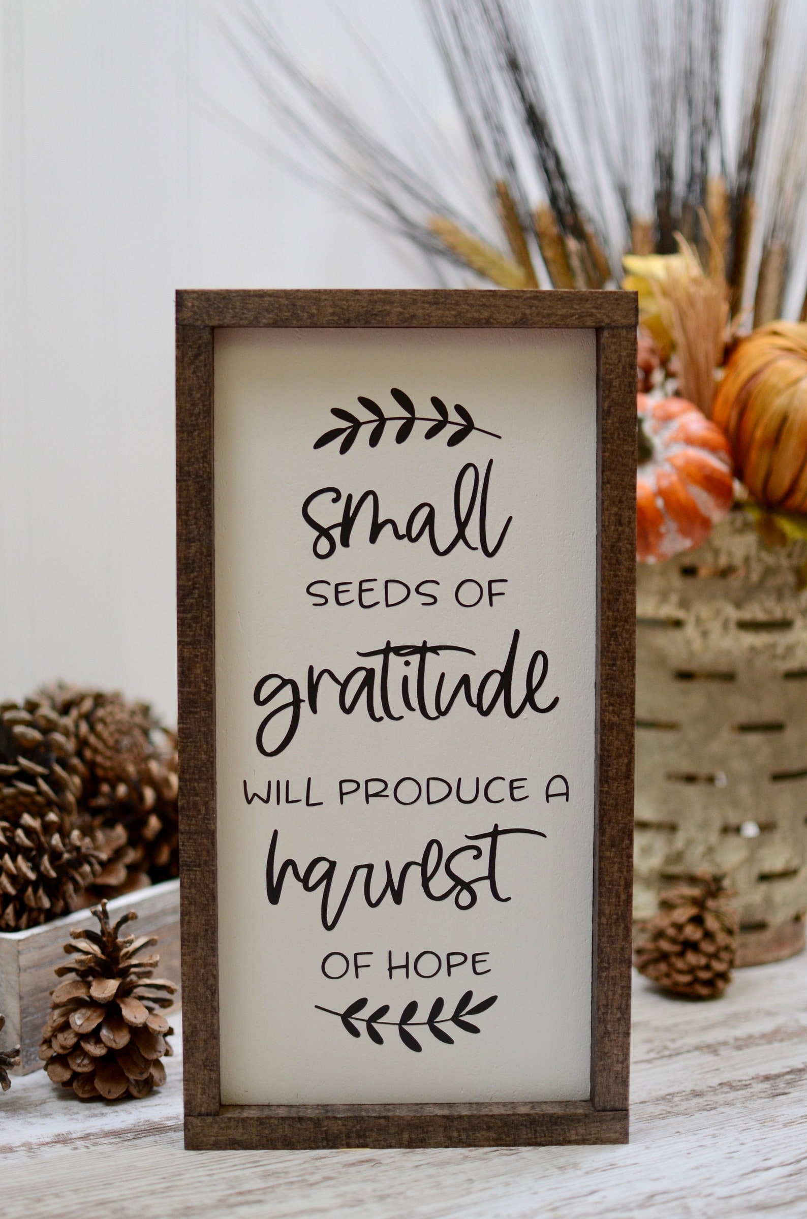 Small Seeds of Gratitude Will Produce a Harvest of Hope - Etsy
