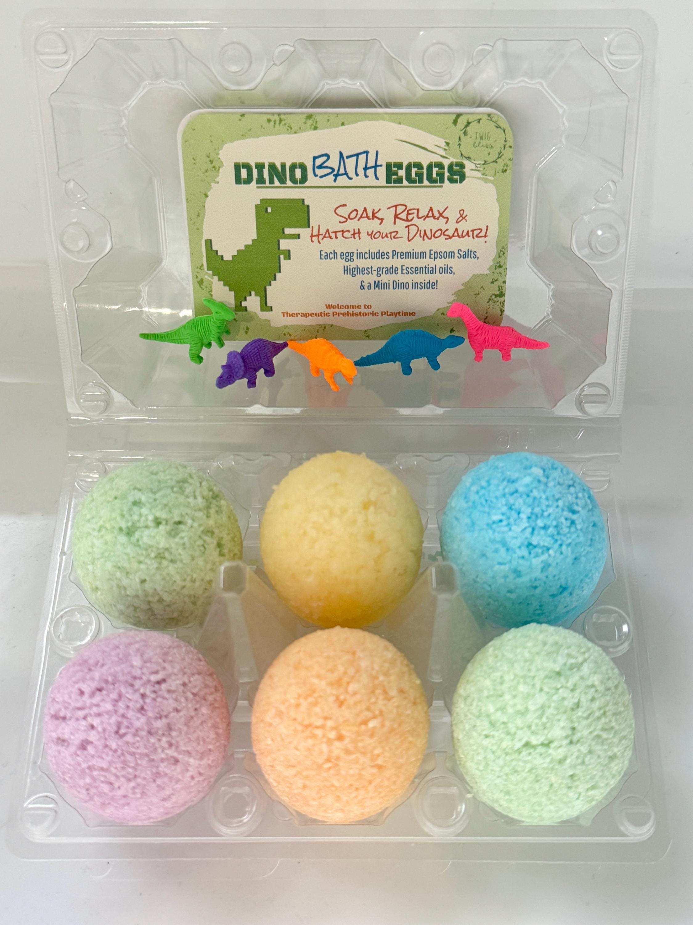 Hatching Dinosaur Bath Eggs