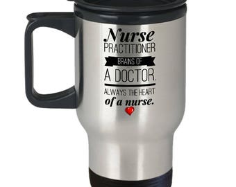 看護師用コーヒーマグ | 看護師へのギフト | 看護師卒業式 | NPマグギフト | 断熱トラベルタンブラーカップハンドル