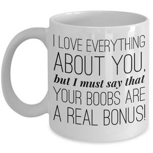 Tölpel Becher - Sexy Valentinstag Geschenk für Frau - freche Frau Tassen - lustiges Geschenk für Freundin - Jahrestag, Paare, Geburtstag Erwachsene Humor