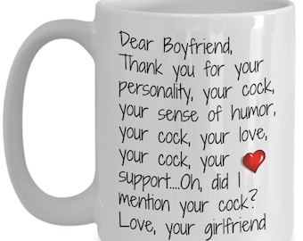 セクシーな彼氏へのギフト、記念日の彼へのいたずらギフト、パーソナライズされた彼へのバレンタインデーギフト、汚いマグカップ、面白い夫、彼氏