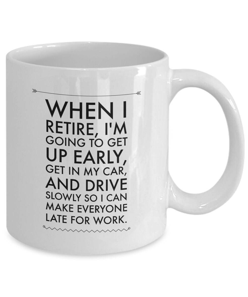 Retirement Mug Retirement Coffee Mugs Retired Mug Funny Etsy