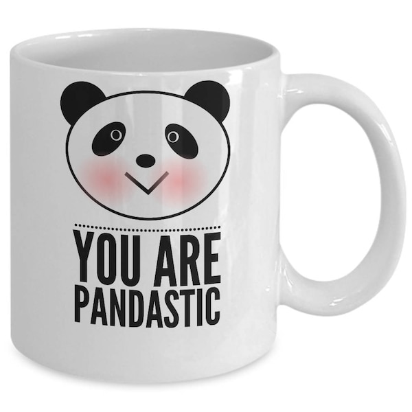 Panda Coffee Mug | Best Friend Gifts | Panda Gifts | Panda Gifts for Women | Panda Bear Gifts | Cute Birthday | Panda Face Mug | Mothers Day