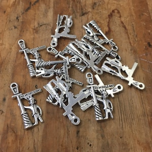 12pc Street Lamp Charm NOLA New Orleans 15x20mm DIY Jewelry making 12pc Pack