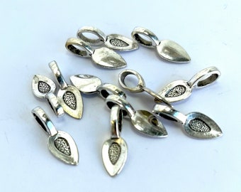 12Pcs Glue-On Bail, Hangers for Pendants, Glue onto anything to create a pendant!