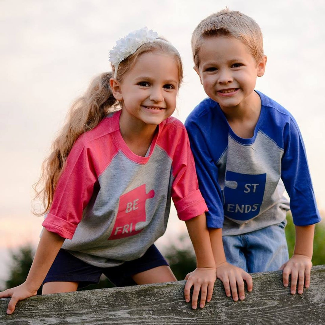 Best Friends Twins Boy/girl Shirts Raglan Raglan Best Friends