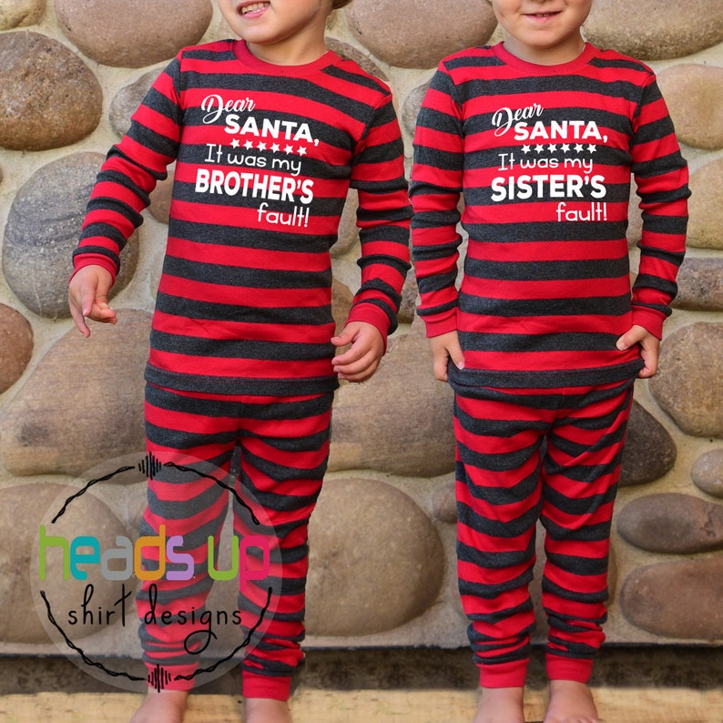 matching boy and girl pajamas
