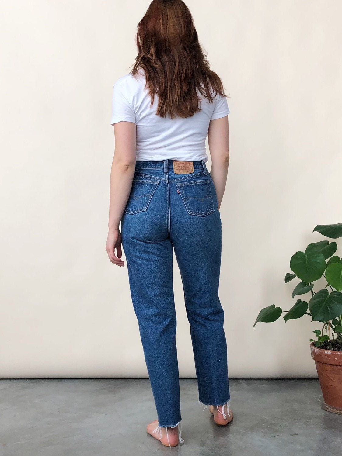 80s Levi's 501 Jeans Curvy Shrink to Fit Women's - Etsy