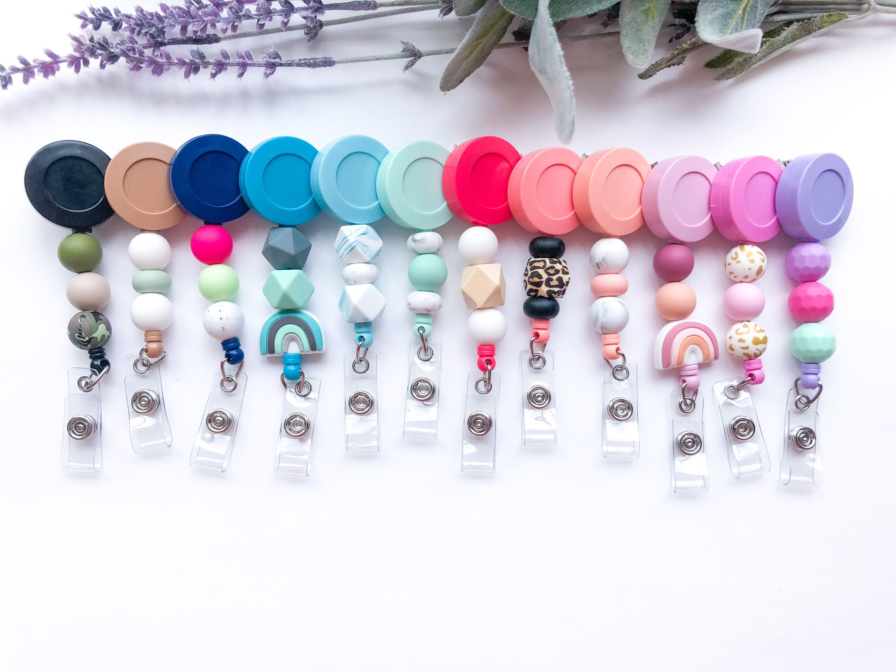 Alligator clip badge reels