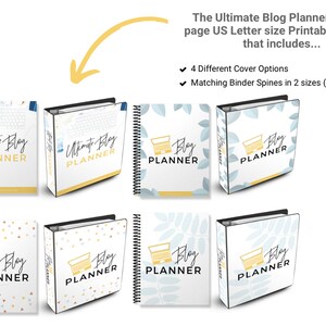 The Ultimate Blog Planner Instant Download 47-page Blogging Planner image 2