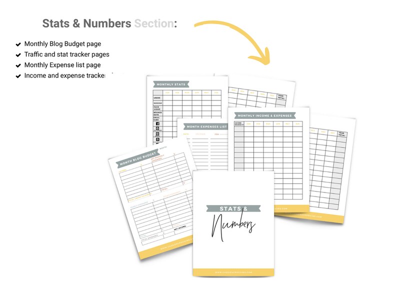 The Ultimate Blog Planner Instant Download 47-page Blogging Planner image 7