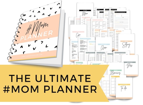 45 Page Ultimate Mom Planner  Instant Download Printable