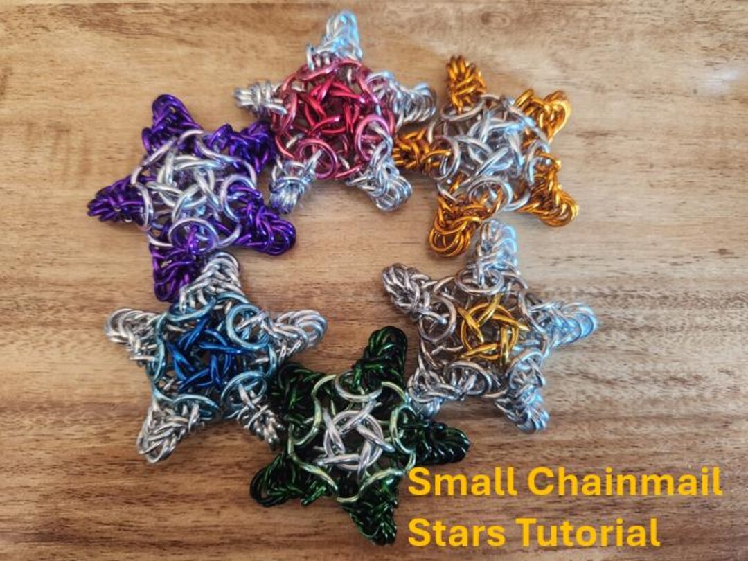 Small Chainmail Star Tutorial - Etsy