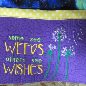 Instant Download: Some See Weeds, Others See Wishes, Dandelion Bundle. Machine Embroidery Designs