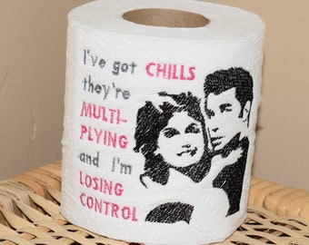 Instant Download: I've got Chills, Losing Control Toilet Paper Machine Embroidery Design + TP Hooping Instructions