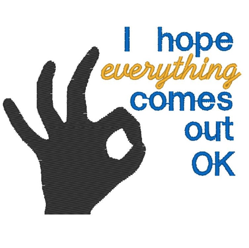 Instant Download: I Hope Everything Comes Out OK Toilet Paper | Etsy