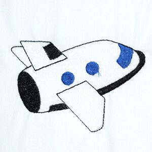 Instant Download: Space Shuttle, Space Ship, Astronaut Machine Embroidery Design 6 sizes