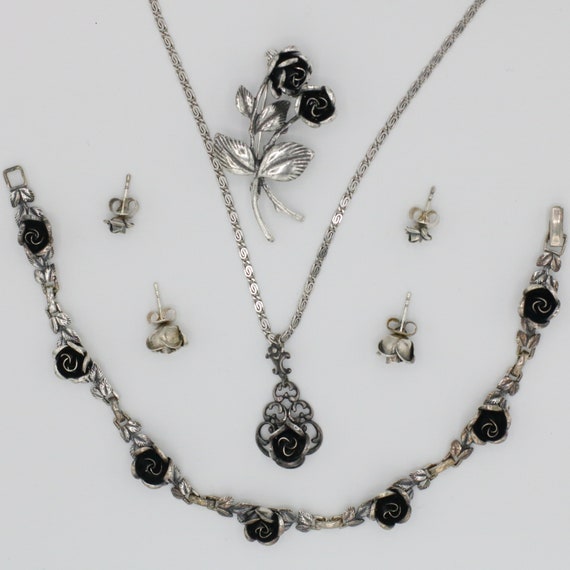 TEKA Vintage Jewelry Set Roses