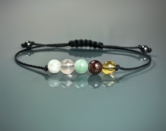 Love, Luck & Prosperity Bracelet. New Beginnings.  Good Luck and Finding Happiness. Good Luck Bracelet. Incl Gift Wrap, Charm and Pouch.