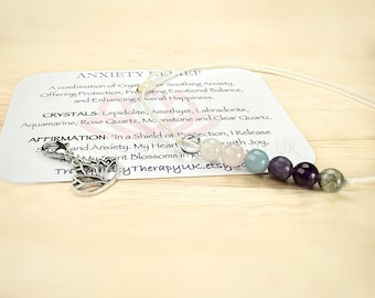 Anxiety Anklet. Emotional Balance. Stress Anklet, Courage, Love, Protection & Happiness. Emotional Balance. Self-Love. Calming Energy.