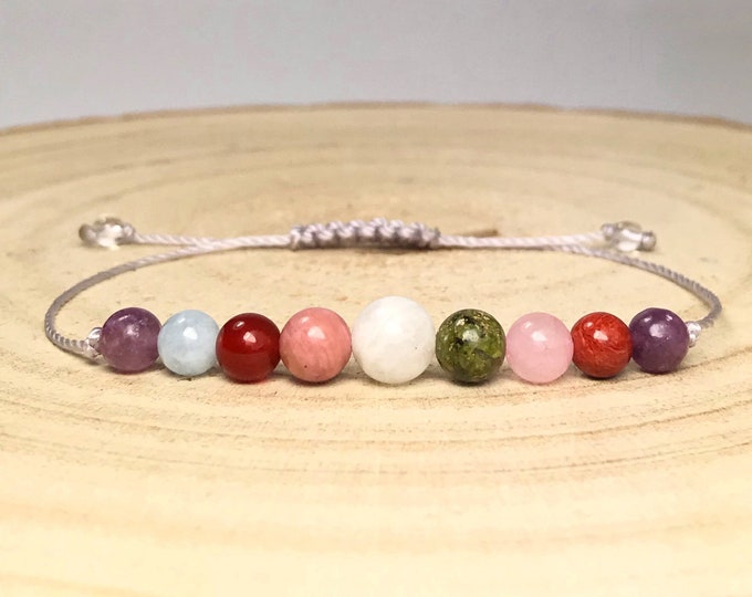 Fertility & Pregnancy Support Bracelet. Emotional Balance. Well-Being. Stress. Anxiety. Lepidolite. IVF Gift.