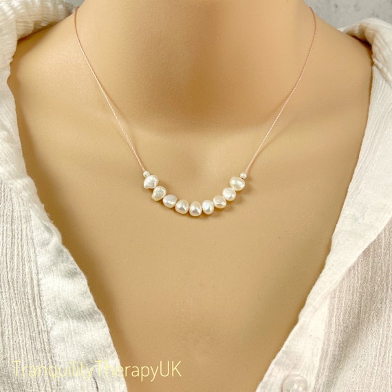 Pearl Chain Necklace Gift Box-Swaabhi