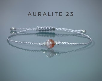 Auralite 23 Bracelet. High Vibration. Powerful Crystal Energy. Psychic Ability. Aura Energy Balance. Past Life. Third-Eye Chakra. Creativity