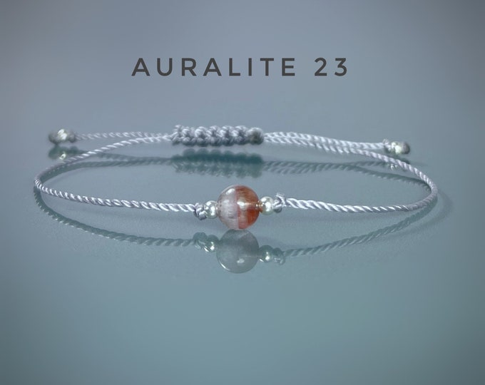 Auralite 23 Bracelet. High Vibration. Powerful Crystal Energy. Psychic Ability. Aura Energy Balance. Past Life. Third-Eye Chakra. Creativity