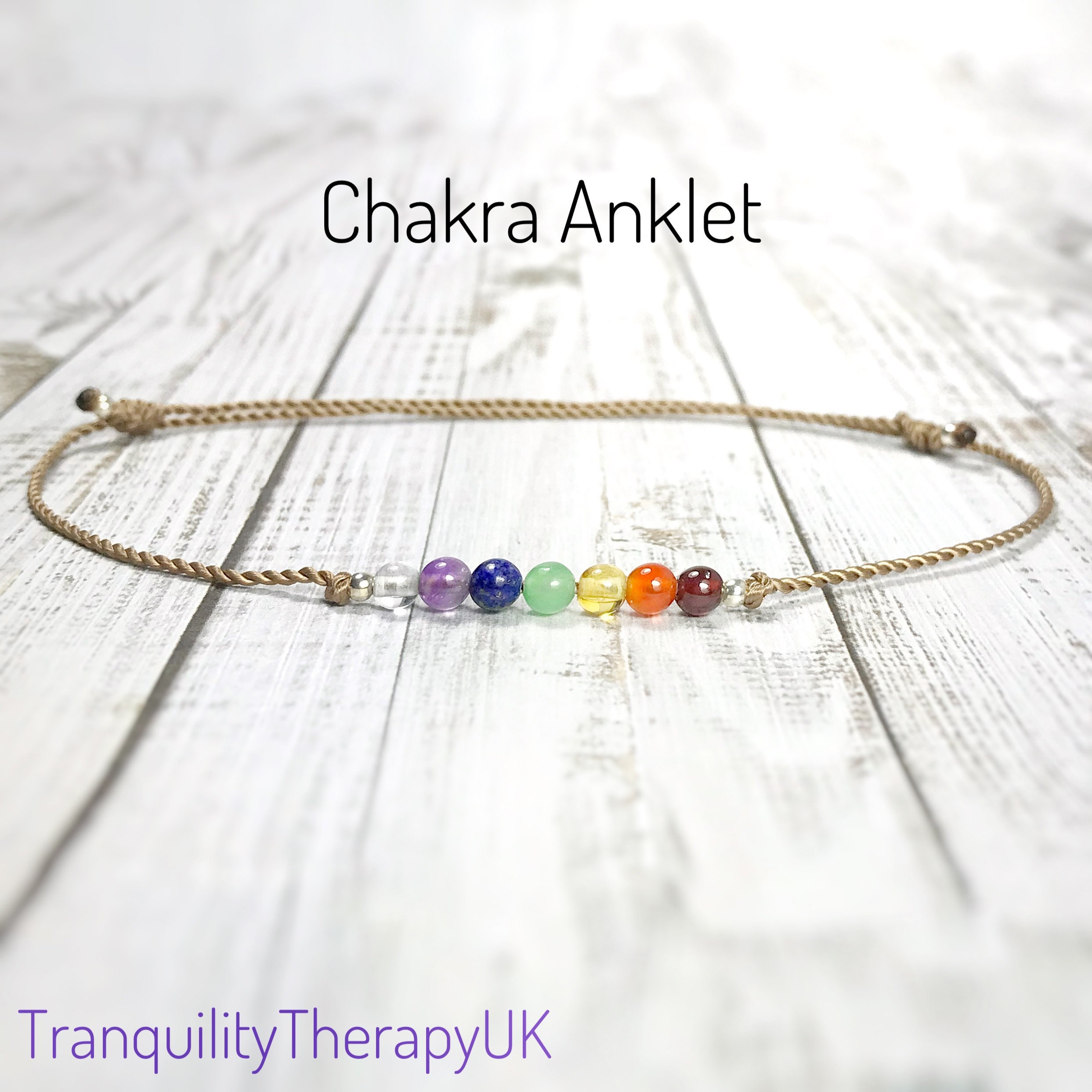 Chakra balancing shop anklet