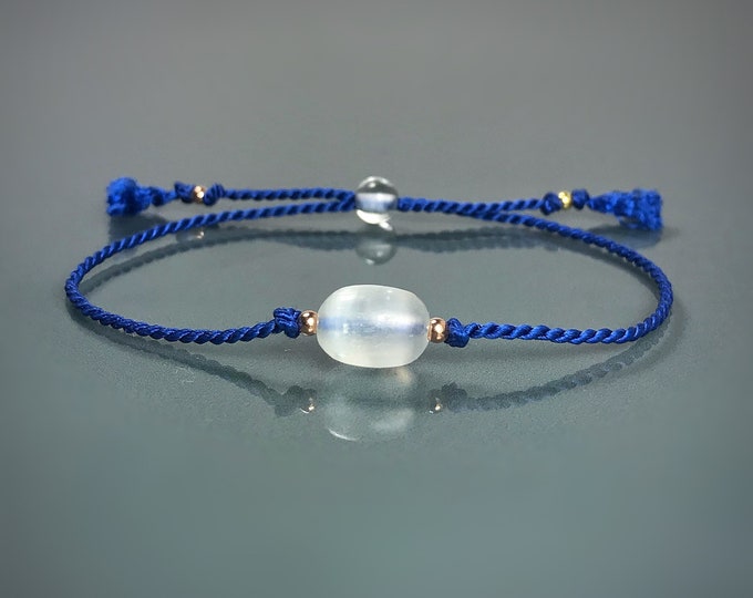 Selenite Crystal Bracelet: High Vibration Energy, Aura Cleanse