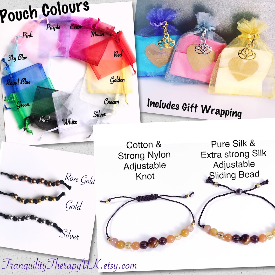 Anxiety Bracelet. Emotional Balance. Stress Courage Love Etsy UK