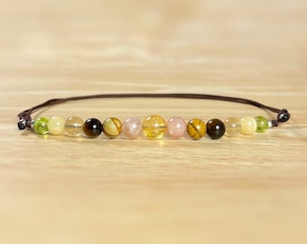 Ultimate Solar Plexus Anklet. Chakra Anklet. Solar Plexus Crystals. Confidence. Self Esteem. Power. Prosperity. Abundance. Good Luck.