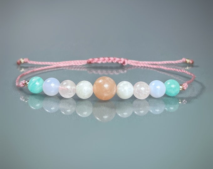New Mum Bracelet. Love. Positivity. Energy. Joy of New Life & Loving Energy. Baby Bonding. Happiness. Calmness. Baby Shower Gift.