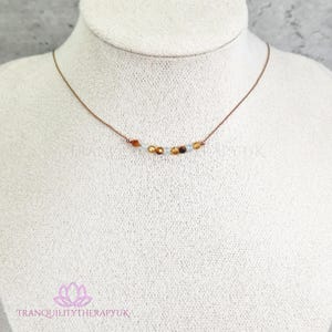 双子座の星座ネックレス フローティングネックレス。軽量天然シルクネックレス。天体誕生石ギフト。ギフトボックスカードとリボンラップ付き。
