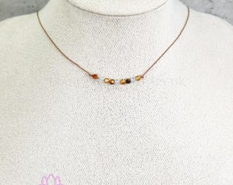 GEMINI Zodiac Necklace Floating Necklace. Lightweight Natural Silk Necklace. Celestial Birthstone Gifts. Incl Gift Box Card & Ribbon Wrap