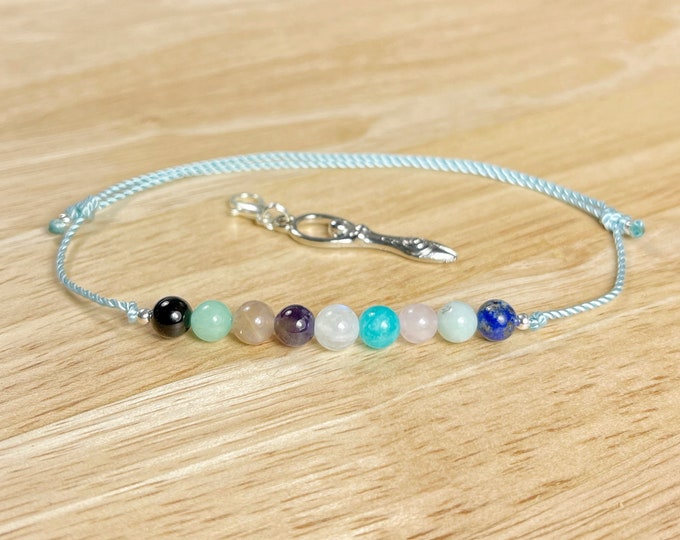 Anklet First Moon Cycle Gift. First Period Gift. Menarche Gift. Feminine Energy. Puberty. Calm & Soothe Emotions. Teenager Gift. Confidence.