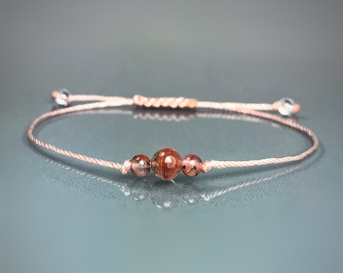 Auralite 23 Bracelet. High Vibration. Powerful Crystal Energy. Artistic Inspiration. Creativity. Third-Eye Chakra.
