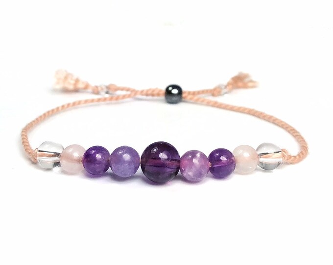Love and Calming Crystals. Anxiety, Stress, Positive Energy, Shield Negativity, Protection & Happiness. Heart Chakra Emotional Balance.