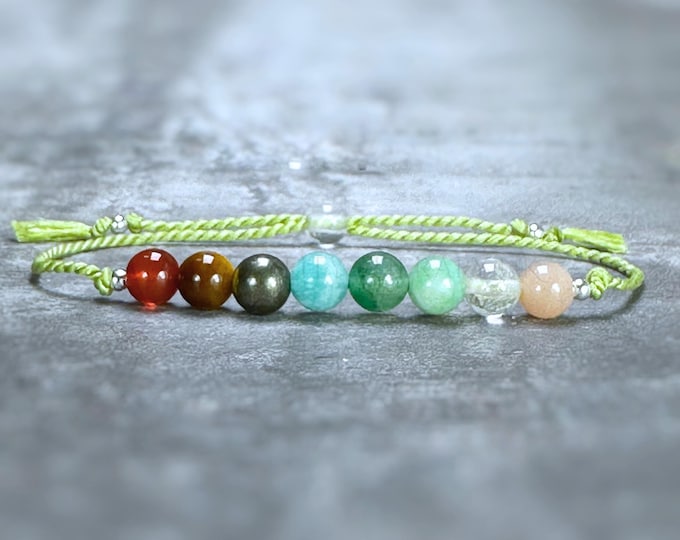 SUCCESS & ABUNDANCE Bracelet. Prosperity Crystals, Law of Attraction, Positive Energy, Manifesting  Financial Success, Career Crystals, Jade