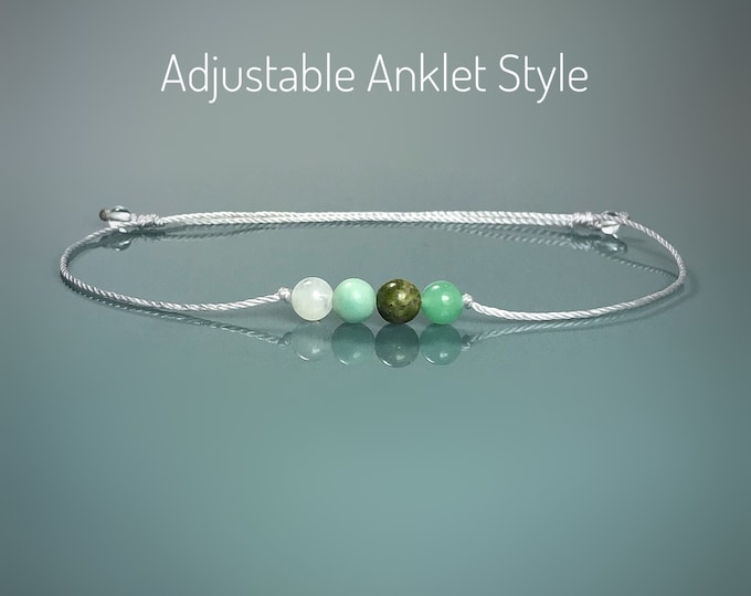 Morning Sickness and Pregnancy Support & Awareness Anklet. Pregnancy Gift. Moonstone Anklet. Pregnancy Yoga Anklet. Mum To Be Gift.